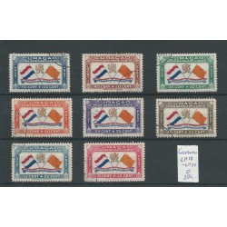 CURACAO  LP18-25 BERNHARDFONDS Prachtig  VFU/gebr CV  280 €