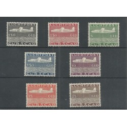 Curacao  LP82-88 Luchtpost Vliegtuig MH/ongebr CV 525 €Pracht !!