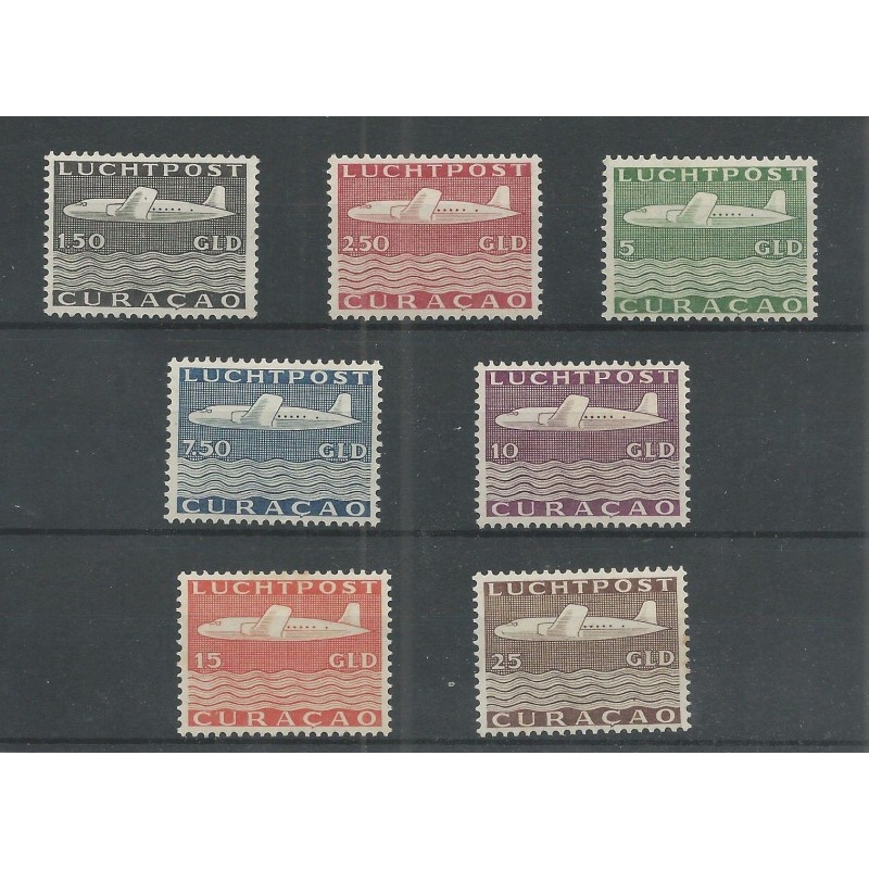 Curacao LP82-88 Luchtpost Vliegtuig MH/ongebr CV 525 €Pracht !! Curacao LP82-88 Luchtpost Vliegtuig MH/ongebr CV 525 €Pracht !!