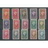 Suriname 229-243 Wilhelmina MH/ongebr CV 300 €Pracht !!