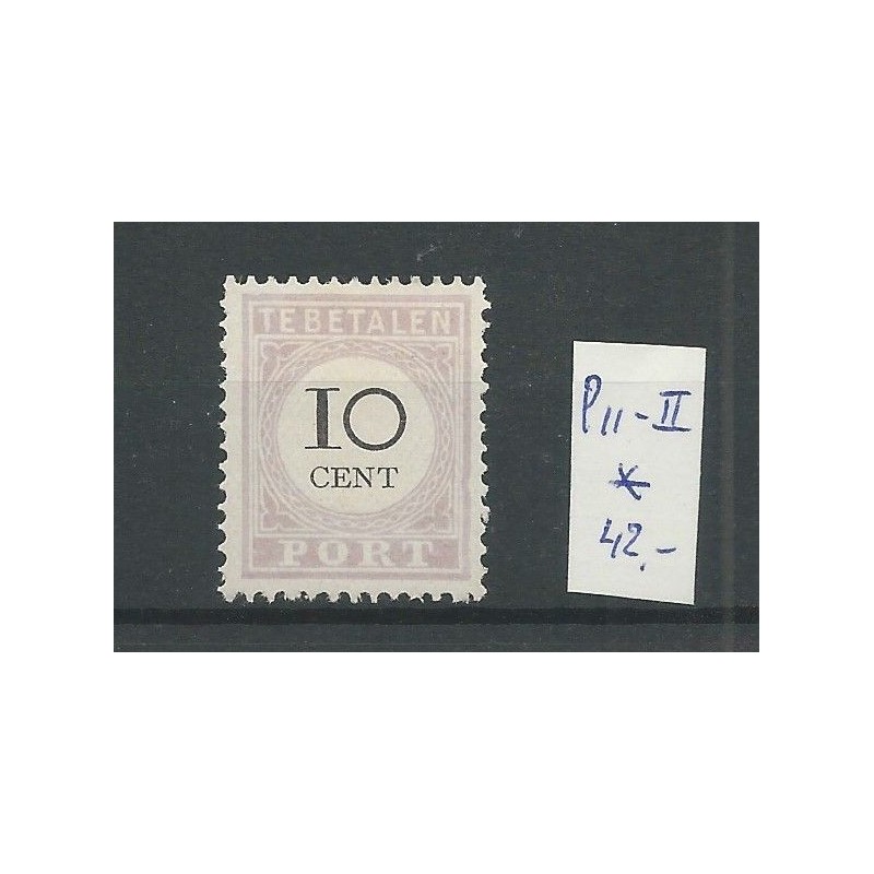 Suriname P11 Port Type II MH/ongebr CV 42 €Pracht !! Suriname P11 Port Type II MH/ongebr CV 42 €Pracht !!