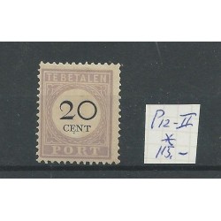 Suriname P12  Port Type II   MH/ongebr CV 115 €Pracht !!