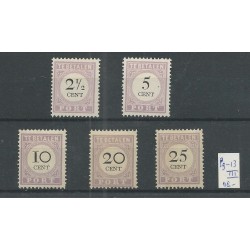 Suriname P9-13  Port Type III   MH/ongebr CV 47 €Pracht !!