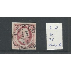 Nederland 2 plt I-9  met "VENLO-A" VFU/gebr CV 100+ €Pracht !!
