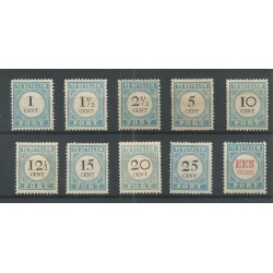 Nederland P3-12 Port 1881  MH/ongebr CV 1415 €  Pracht !!