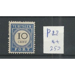 Nederland P22  Port 1894 MNH CV 250 €  Pracht !!