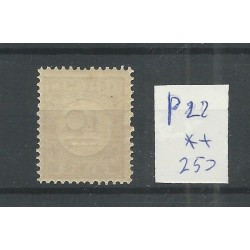 Nederland P22  Port 1894 MNH CV 250 €  Pracht !!
