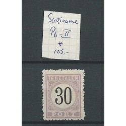 Suriname P6 Type II MH/ongebr  CV  105 €   (3)