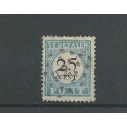 Nederland P11fg-B "witte vlek boven" VFU/gebr  CV 250 €  Pracht !!