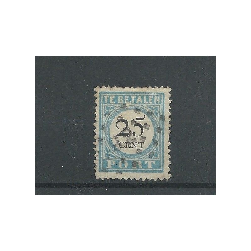 Nederland P11fg-B "witte vlek boven" VFU/gebr  CV 250 €  Pracht !!