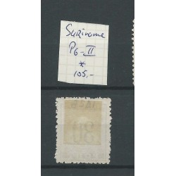 Suriname P6 Type II MH/ongebr  CV  105 €   (3)