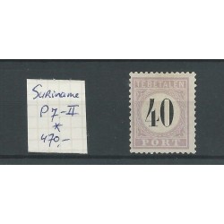 Suriname P7 Type II MH/ongebr  CV  470 €   (2)