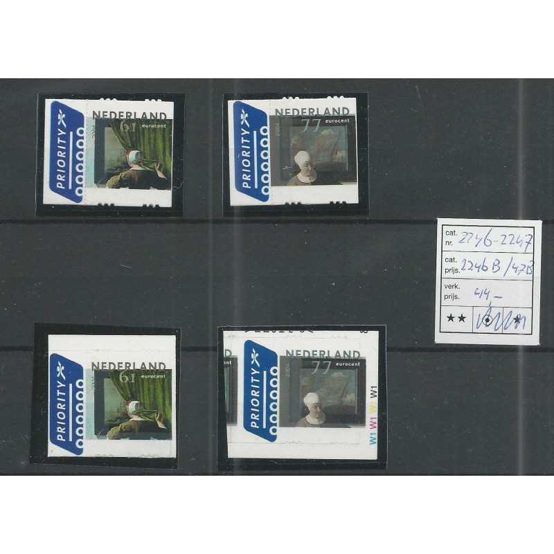 Nederland 2246/2247, 2247b/2247b Oude Kunst MNH/postfris CV 44 € Nederland 2246/2247, 2247b/2247b Oude Kunst MNH/postfris CV 44 €