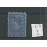 Ned. Indie  60A Wilhelmina MH/ongebr   CV 90 €  PRACHT !!