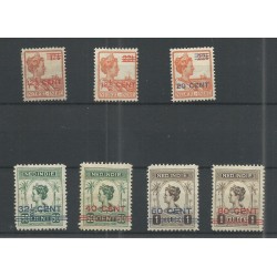 Ned. Indie  142-148 Hulpuitgifte MH/ongebr  CV 28 €  PRACHT !!