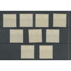 Ned. Indie  186-194 Karbouw zonder wm  MH/ongebr CV 6,5 €  PRACHT  !!