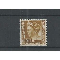 Ned. Indie  201  Wilhelmina zonder wm  MNH/postfris CV 20 €  PRACHT  !!