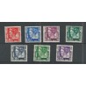Ned. Indie  253-259 Wilhelmina met wm  MH/ongebr CV 57,5 €  PRACHT  !!