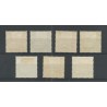 Ned. Indie  253-259 Wilhelmina met wm  MH/ongebr CV 57,5 €  PRACHT  !!