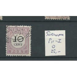 Suriname P11 Type I   VFU/gebr  CV  28 € (2)