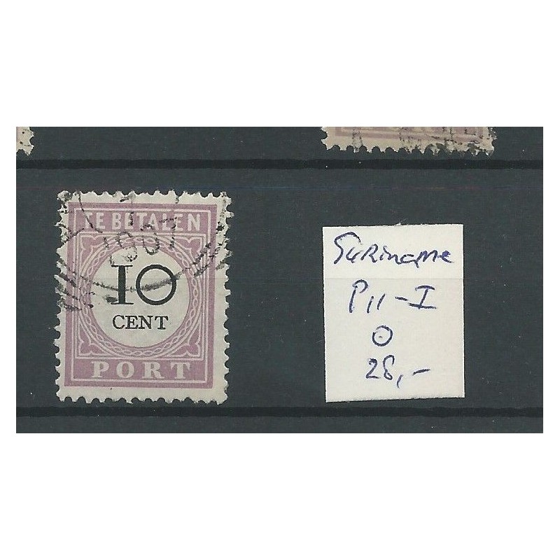 Suriname P11 Type I VFU/gebr CV 28 € (2) Suriname P11 Type I VFU/gebr CV 28 € (2)