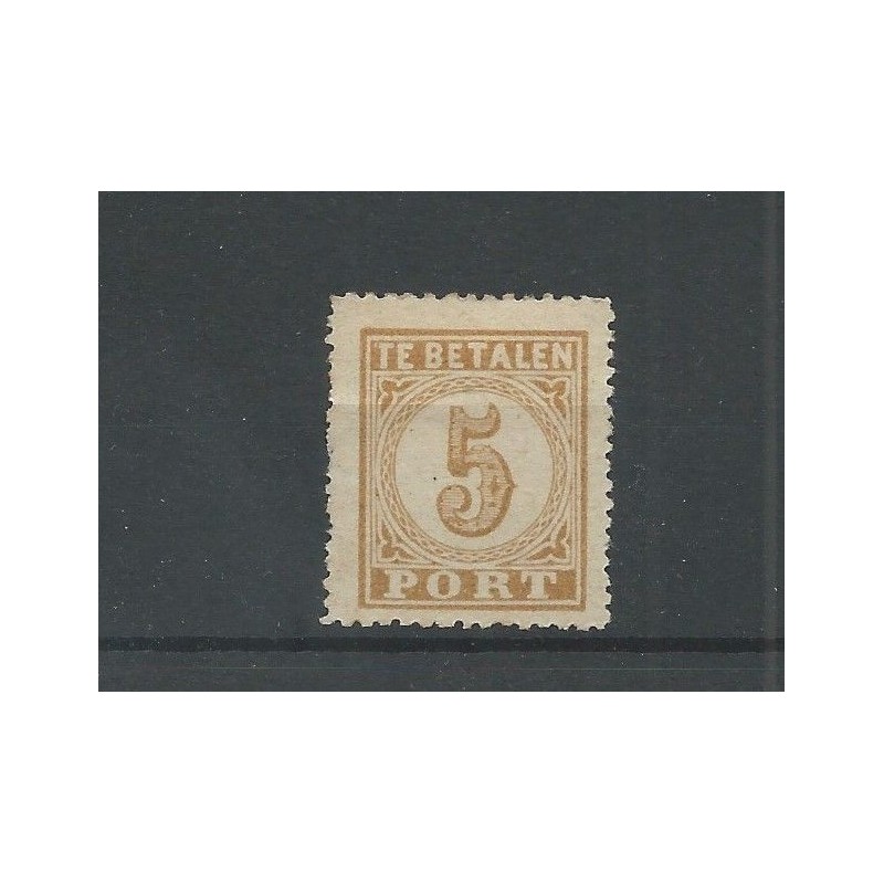 Ned. Indie P1 port 1874 MH/ongebr CV 375 € PRACHT !! Ned. Indie P1 port 1874 MH/ongebr CV 375 € PRACHT !!