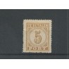 Ned. Indie  P1 port 1874  MH/ongebr CV 375 €  PRACHT  !!