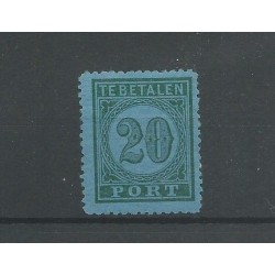 Ned. Indie  P4A Port 1874 MH/ongebr CV 50 €  PRACHT  !!