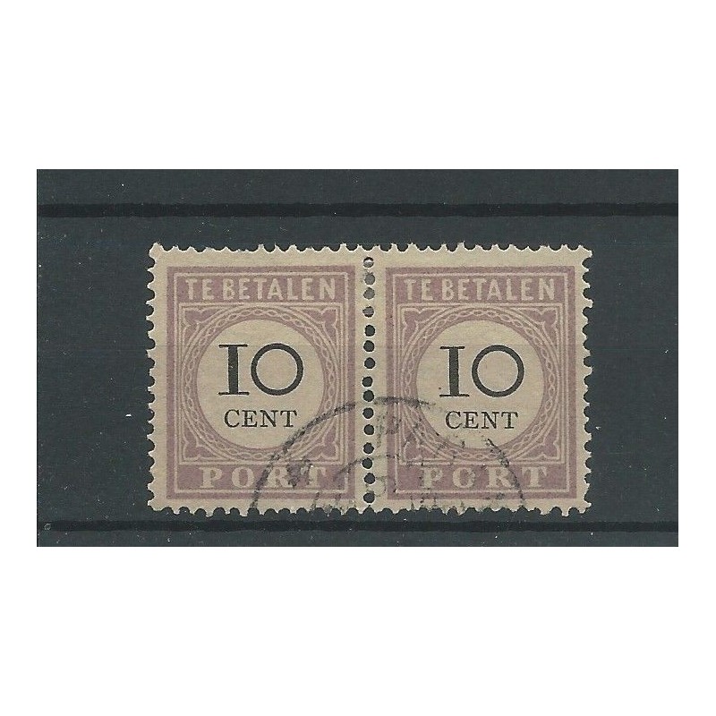 Suriname P11 Type I paartje VFU/gebr CV 56 € Suriname P11 Type I paartje VFU/gebr CV 56 €