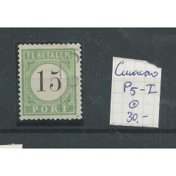 Curacao  P5-I port  VFU/gebr  CV 50 €