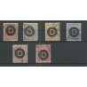Ned. Indie  D1-6  Dienst  VFU/gebr CV 40 €  PRACHT  !!