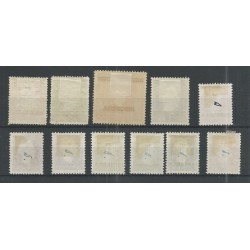 Ned. Indie 351-361 Hulpuitgifte MH/ongebr  CV 345 €  PRACHT  !!