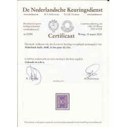 Ned. Indie 369B  Cijfer  VFU/gebr  CV 575 €  CERTIFICAAT  !!