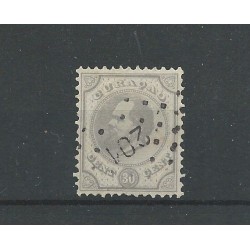 Curacao 8D  Willem III  VFU/gebr CV 70 € Pracht !!