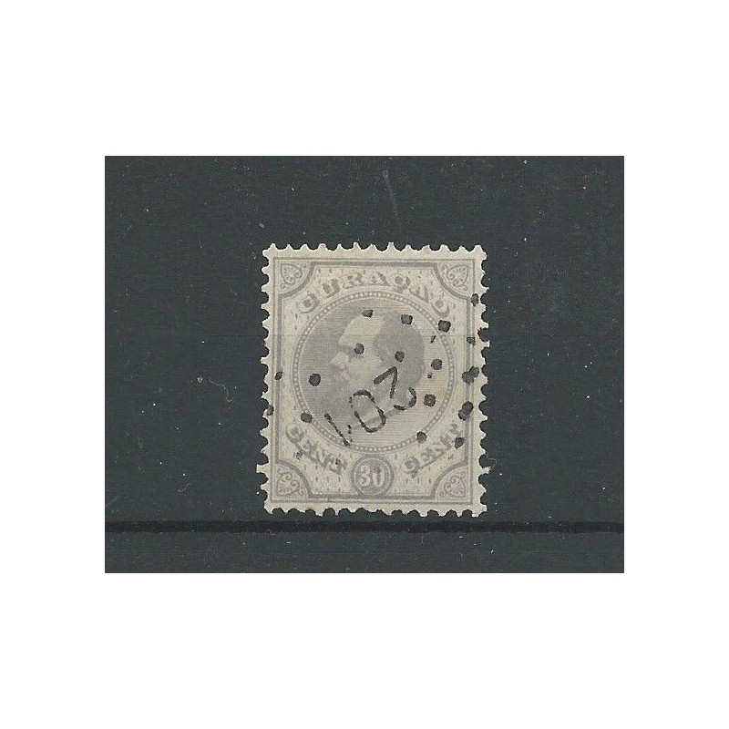 Curacao 8D Willem III VFU/gebr CV 70 € Pracht !! Curacao 8D Willem III VFU/gebr CV 70 € Pracht !!