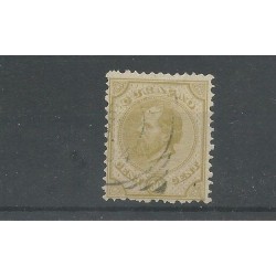 Curacao 10D Willem III  VFU/gebr CV 25 € Pracht !!