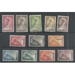 Curacao 126-137 Wilhelmina  VFU/gebr  CV 48 € Pracht !!
