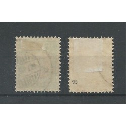 Curacao P24 en P27 met SABA stempel  VFU/gebr CV 10+ € Pracht !!