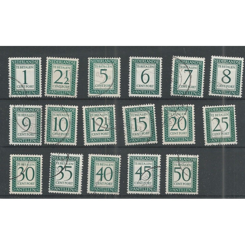 Curacao P44-60 Port 1952 VFU/gebr CV 23 € Pracht !! Curacao P44-60 Port 1952 VFU/gebr CV 23 € Pracht !!