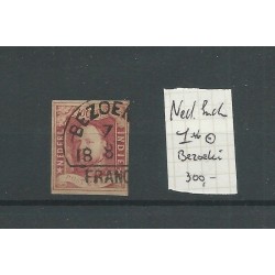 Ned.Indie  1 pos 46 "BEZOEKI" VFU/gebr  CV 300 €
