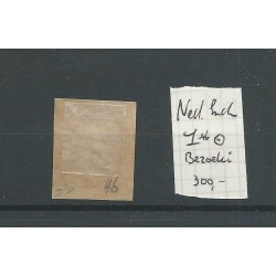 Ned.Indie  1 pos 46 "BEZOEKI" VFU/gebr  CV 300 €