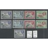 Curacao LP41-44, LP42fa-44fa, LP41fb  luchtpost deels MNH of MH/ongebr  CV 116 €
