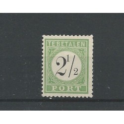 Curacao P1-II Port 1889  MH/ongebr  CV 7,5 €