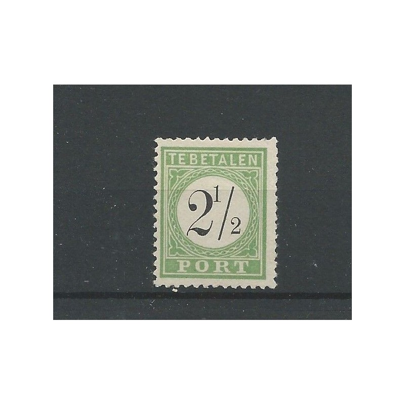 Curacao P1-II Port 1889 MH/ongebr CV 7,5 € Curacao P1-II Port 1889 MH/ongebr CV 7,5 €