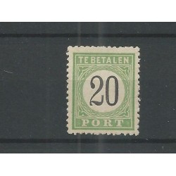 Curacao P6-III Port 1889  MH/ongebr  CV 20 €