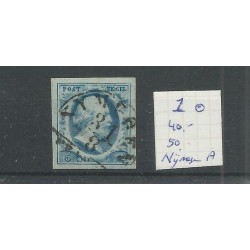 Nederland 1 "NIJMEGEN-A" VFU/gebr  CV 40 €  +50 Eysinga