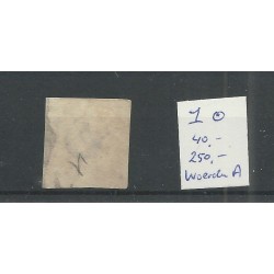 Nederland 1  "WOERDEN-A" VFU/gebr  CV 40 €  +250 Eysinga