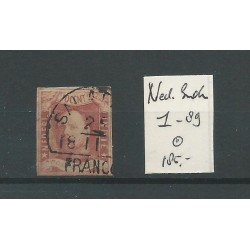 Ned.Indie  1 pos 89 "SALATIGA" VFU/gebr  CV 185+ €