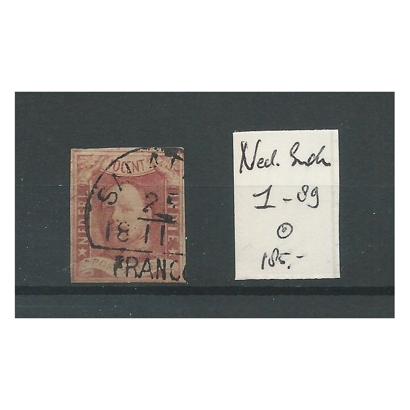 Ned.Indie 1 pos 89 "SALATIGA" VFU/gebr CV 185+ € Ned.Indie 1 pos 89 "SALATIGA" VFU/gebr CV 185+ €