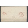 Nederland 4 paartje  brief Amsterdam-Den Haag 1865 VFU/gebr  CV 100 €
